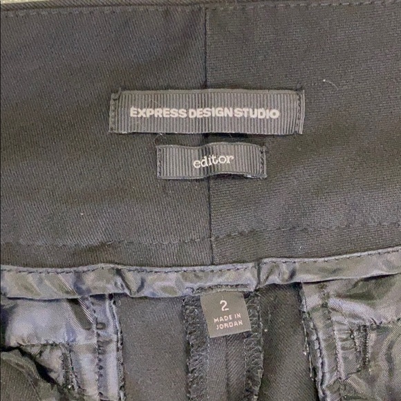 Size 2 Black Express Editor Pants - Picture 2 of 3